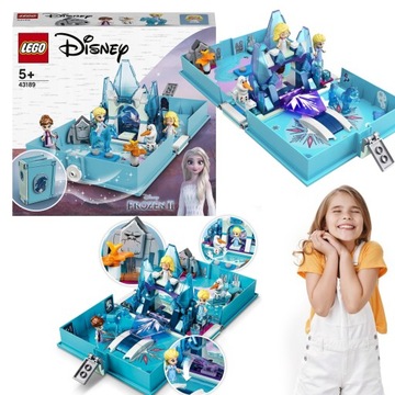 LEGO DISNEY KRAINA LODU ELZA I OLAF MAGICZNA KSIĘGA 3 MINIFIGURKI HIT