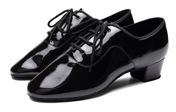 BUTY CHŁOPIĘCE DLA DZIECI DO TAŃCA LATINO LAKIERKI