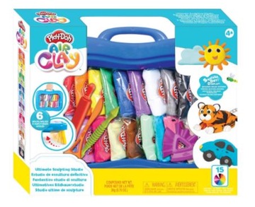 PLAY-DOH Air Clay Ultimate Sculpting Studio, bardzo duży zestaw 60 elem. -