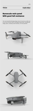 CFLY Faith MINI Drone, профессиональная камера с 3-осевым подвесом, камера