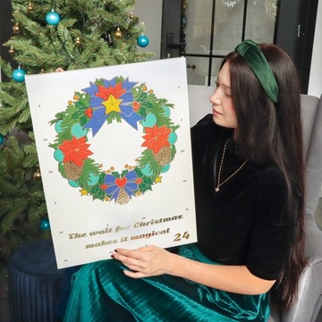 БОЛЬШОЙ АДВЕНТ-КАЛЕНДАРЬ С КОФЕ И ЧАЕМ ПРЕМИУТОГО ПРЕМИУТМАТА 24 разных вкуса + DIY