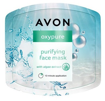 avon Oxypure BĄBELKOWA MASKA do twarzy z algami