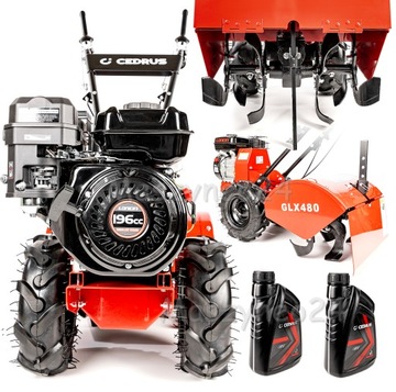 GLEBOGRYZARKA spalinowa 48cm CEDRUS GLX480 Loncin H200 6,5KM NAPĘD NA KOŁA
