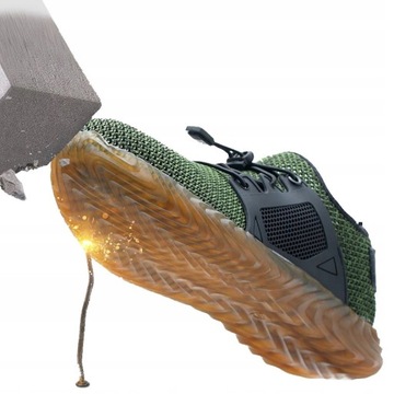 LETNIE LEKKIE SPORTOWE BUTY ROBOCZE PÓŁBUTY BHP