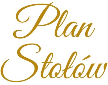 naklejka Plan Stołów 37x28cm na tablicę KOLORY