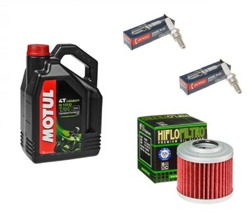 YAMAHA VIRAGO XV 535 750 MOTUL 4L + FILTR + ŚWIECE