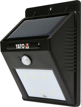 LAMPA ŚCIENNA LED SOLARNA CZUJNIK RUCHU Yato