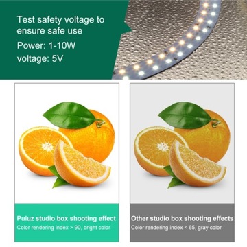 Бестеневая палатка Puluz 30см со светодиодной подсветкой PU5032G