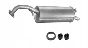Tłumik końcowy Toyota Yaris 1,0 99-05r+zestaw