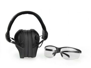 Słuchawki Ochronne AKTYWNE RealHunter Pro+Okulary