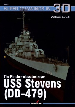 The Fletcher-class destroyer USS Stevens (DD-479)