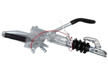 Обгонное устройство прицепа KNOTT 1400 кг инерционный тормоз KF13E KK14B