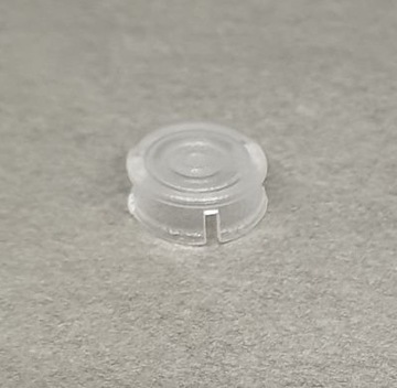 Oprawka LED soczewka 5mm płaska clear mat