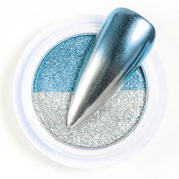 Pyłek Brokat prasowany dual color 05 gradient