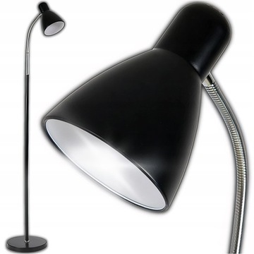 Lampa stojąca podłogowa do salonu czytania nocna regulowana E14