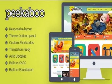 Szablon Pekaboo For Wordpress Children Wordpress Theme
