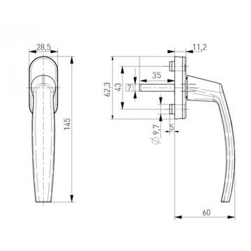 Maco Repair Cassette Maco Window Lock +Service Rande