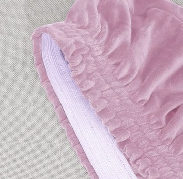 ПОКРЫТИЕ НА ДИВАН ЭЛАСТИК ВЕЛОР VELVET 145-185 СВЕТЛО-РОЗОВЫЙ