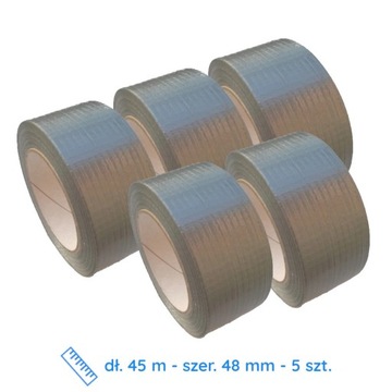 Taśma naprawcza DUCK TAPE 48 mm x 45 m - 5 szt.
