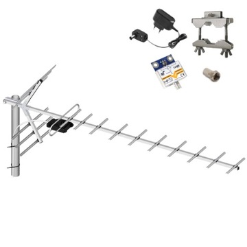 Antena kierunkowa Dipol 19W/21-48 DVB-T2 UHF 44dB