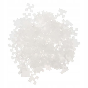 300 sztuk Przezroczyste Puzzle Gry Puste Puzzle