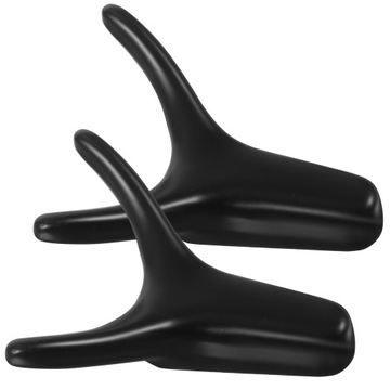 НАСТЕННЫЕ ВЕШАЛКИ В СТИЛЕ КОРОВЬИХ РОГ 2 ШТ. (РАЗМЕР: БОЛЬШОЙ)