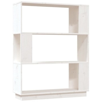 Półka drewno VidaXL 80 x 25 cm biały