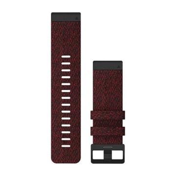 Nylonowy pasek Garmin Quick Fit 26 mm - Fenix 5X/5X/6X - fioletowo-czerwony
