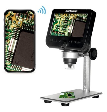 MIKROSKOP WiFi 1000x CYFROWY 2 MPix iOS MacOS ANDROID DO LUTOWANIA SZKOŁY