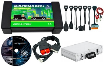 MULTIDIAG PRO+ E-LITE 2024 + 8 KABLI OSOBOWE DOSTAWCZE TESTER INTERFEJS PL