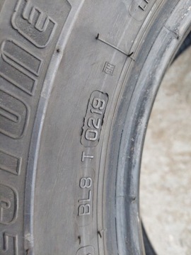 PIĘKNE OPONY LETNIE 215/70R15C BRIDGESTONE 2019r 4x7-7,5mm R661