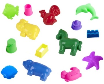 BibiMoon Kinetic Sand 4 кг НАБОР ПЕСОЧНЫХ ФОРМ