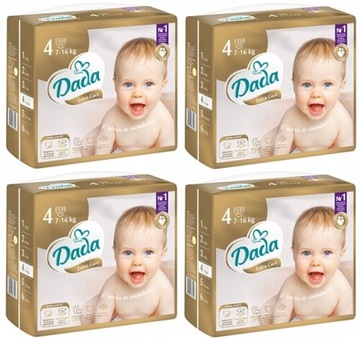 Pieluchy DADA 4 MAXI pieluszki 132 sztuki 7-16 kg