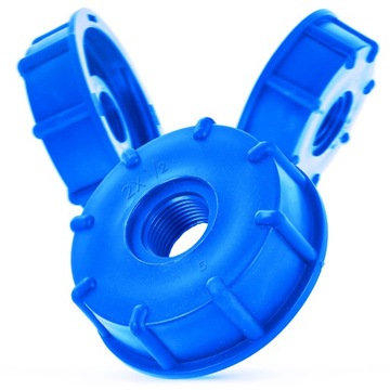 ГАЙКОВЫЙ СОЕДИНИТЕЛЬ MAUZER IBC 1/2 дюйма, заглушка клапана бака с бочонком S60/6 GW 1/2 дюйма