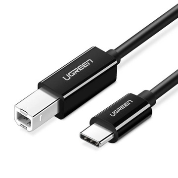 Кабель USB-C — USB-B ДЛЯ ПРИНТЕРА UGREEN 2M
