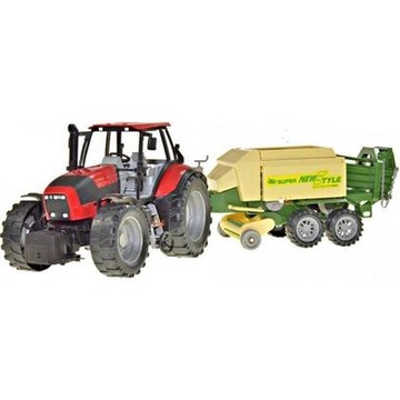 Traktor z maszyną rolniczą /Macyszyn Toys