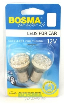 ŻARÓWKA 12V 24xLED BAY15d BIAŁA 6000K 2 szt bosma