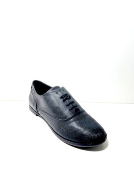 ЧЕРНЫЕ ЖЕНСКИЕ ТУФЛИ НА ШНУРОВКЕ, размер 39