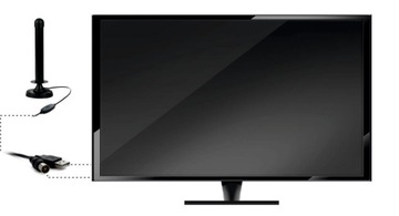 АКТИВНАЯ ВНУТРЕННЯЯ АНТЕННА DVB-T2 ДЛЯ ТЕЛЕВИЗОРА 360 LTE МАГНИТ