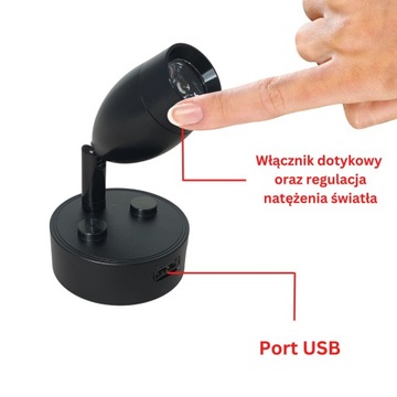 Светодиодный настенный светильник 12 В 24 В для чтения в помещении с прицепом и прицепом USB-порт