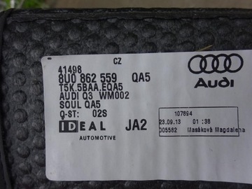 AUDI RSQ3 Q3 8U 11-18 ОБИВКА ПО СТОРОНАМ КОВРИК НА ПОЛА БАГАЖНИКА