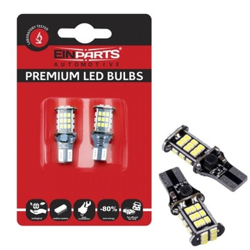 Żarówki LED W16W światła cofania wsteczne canbus