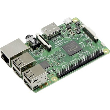 Одноплатный компьютер Raspberry Pi 3 model B, микрокомпьютер 4x 1,2 ГГц, 1 ГБ