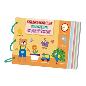 Тихая детская книга, познавательные игрушки для раннего обучения