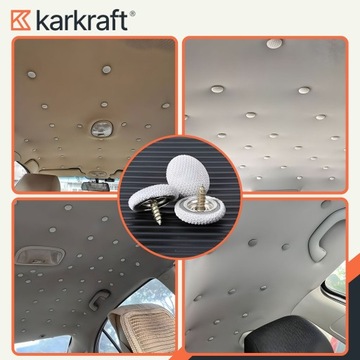 РЕМОНТНЫЙ КОМПЛЕКТ ДЛЯ РЕГЕНЕРАЦИИ ПОТОЛКА АВТОМОБИЛЯ ЗАКЛЕПКИ ГОЛОВКИ