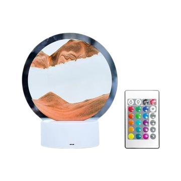 Lampka nocna 3D płynącego piasku Malowanie pi