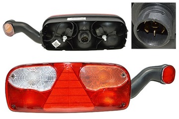 Lampa tylna do przyczepy naczepy ECOPOINT SCHMITZ KRONE KOGEL gniazdo P