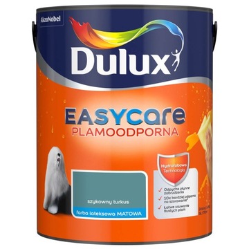 Dulux EasyCare Farba Ścienna Szykowny turkus 5L