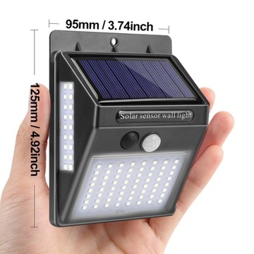 Настенный светильник Step Lights Motion с солнечным датчиком
