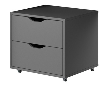 Kontenerek szafka pod toaletke grafitowa